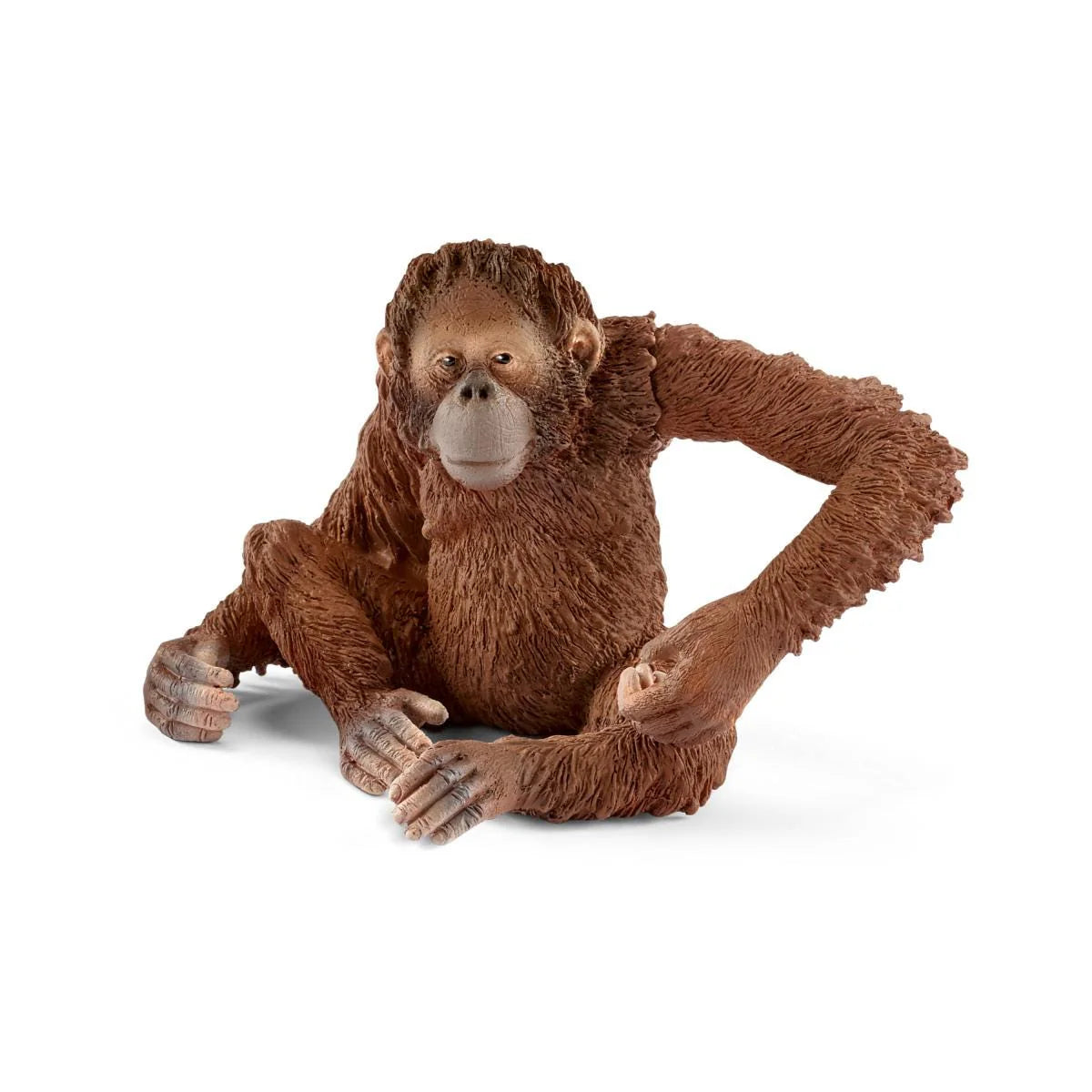 Monkey toy on a white background
