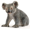 Model of a koala bear on a white background