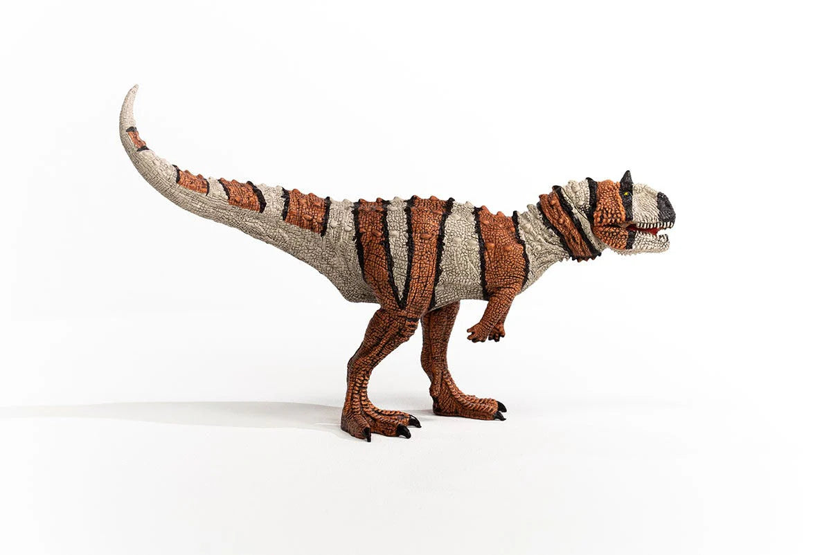 Dinosaur toy figure on a white background