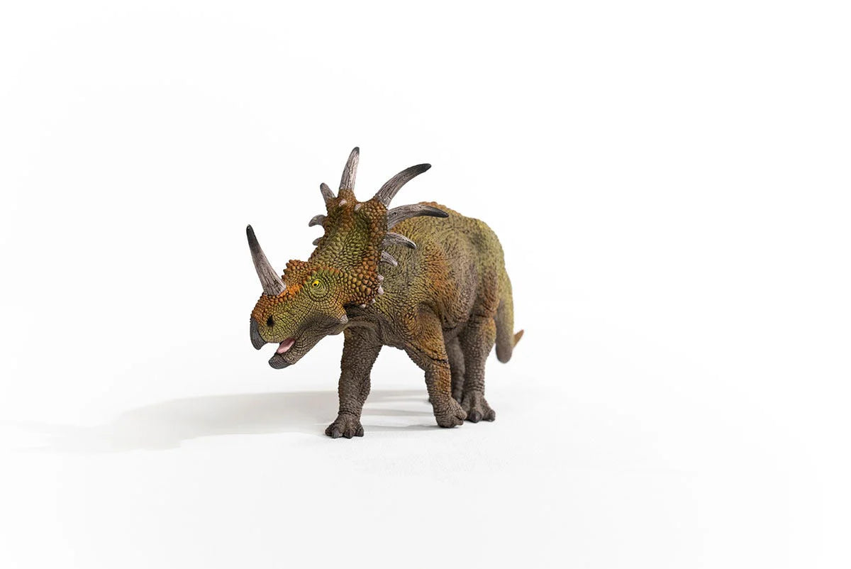Dinosaur toy figure on a white background