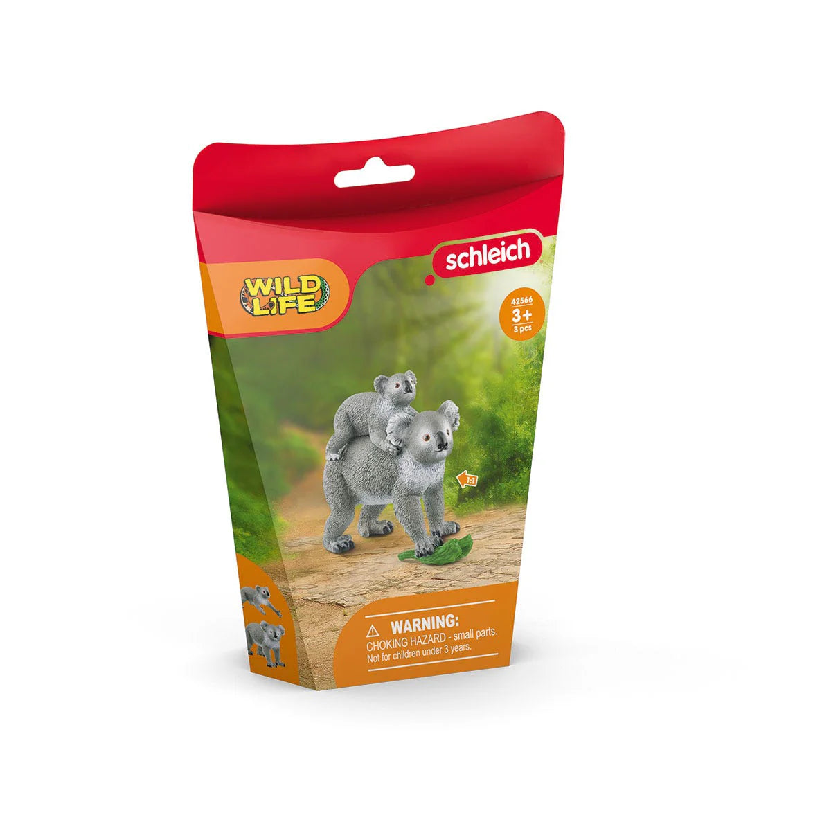 Schleich Wildlife packaging with two koalas on a white background