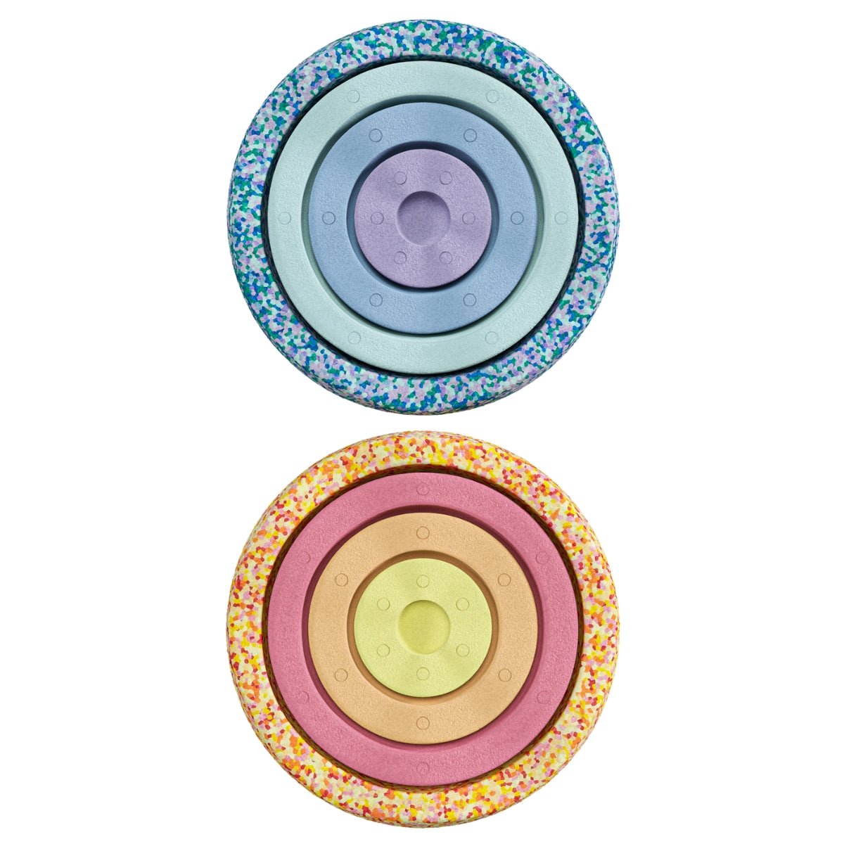 Stapelstein Balance Stepping Stones Original + Inside Combination, Set of 8, Rainbow Pastel from Australia
