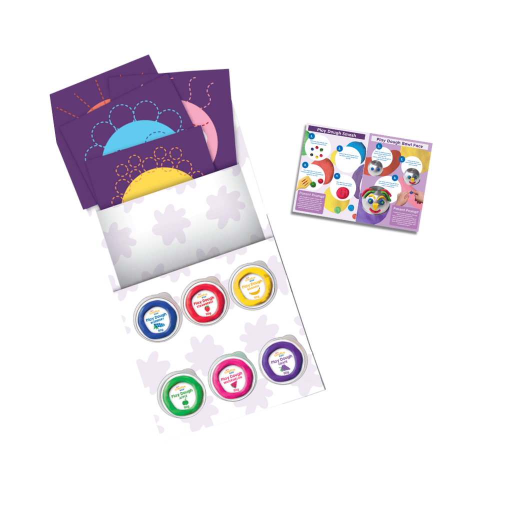 Inside contents of box on white background.