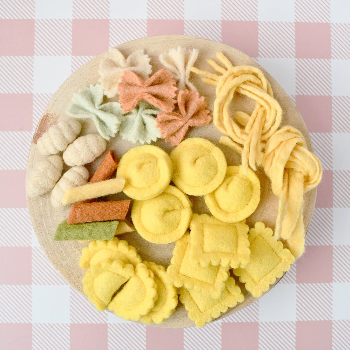 Tara Treasures | Felt Pasta Play Food Set