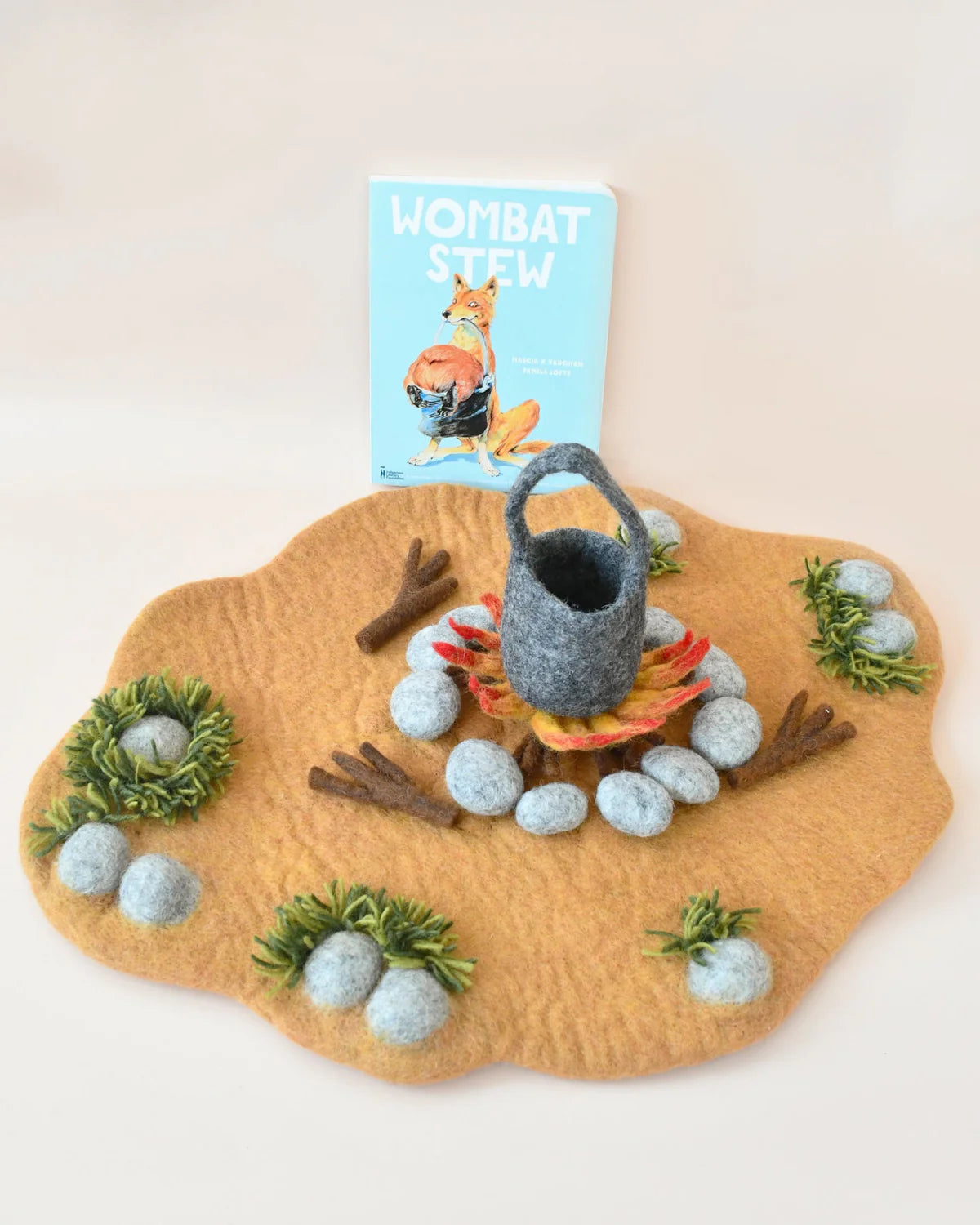 Tara Treasures | Wombat Stew Playscape Play Mat (Official Scholastic Australia Licensed)