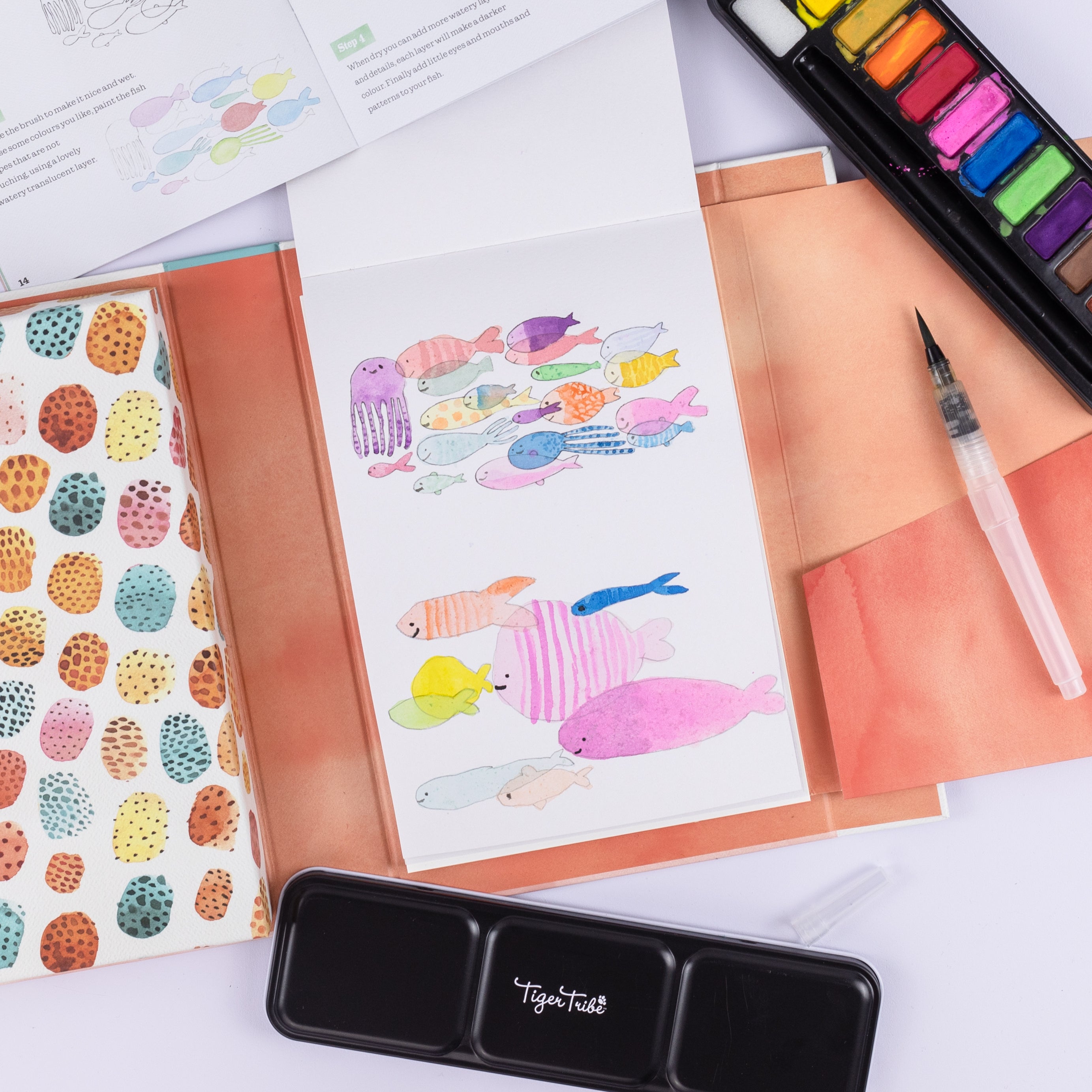 Tiger Tribe - How to Paint - Watercolour Animals