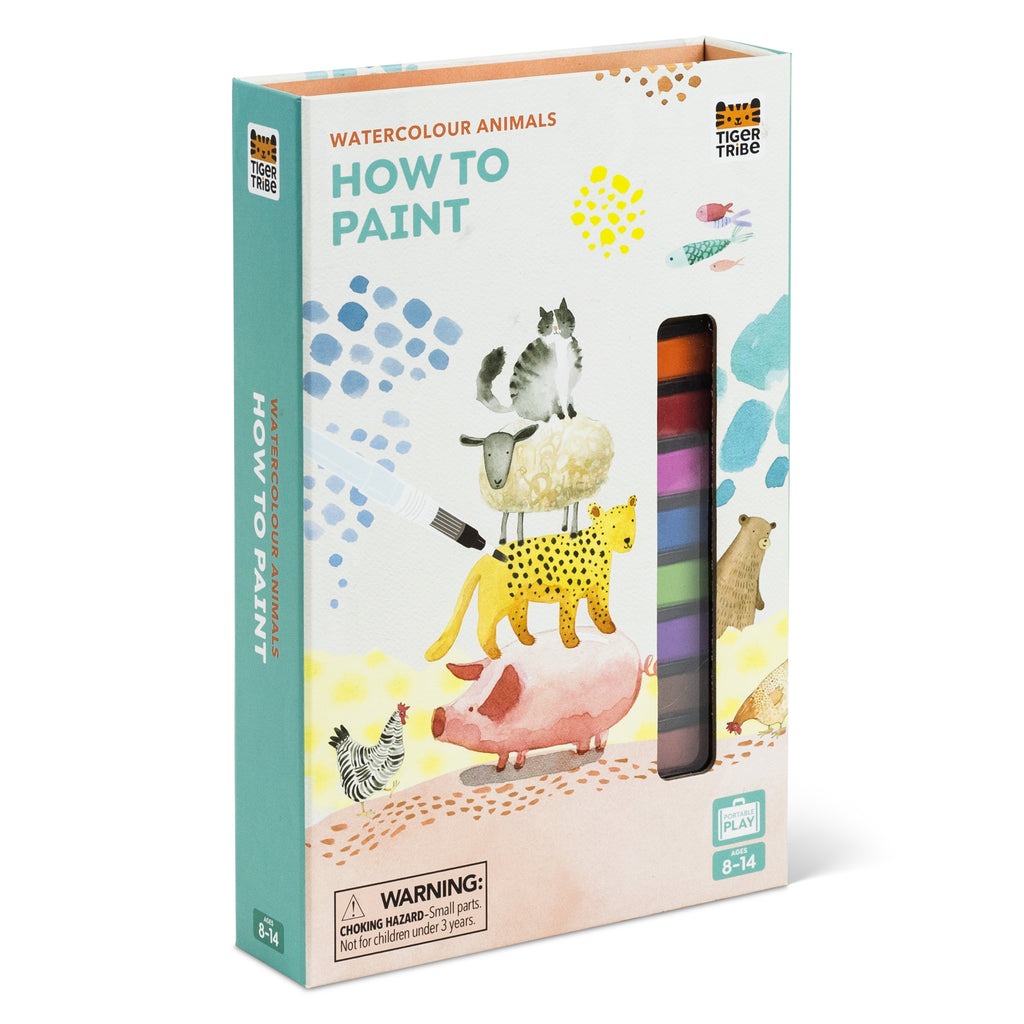 Tiger Tribe - How to Paint - Watercolour Animals