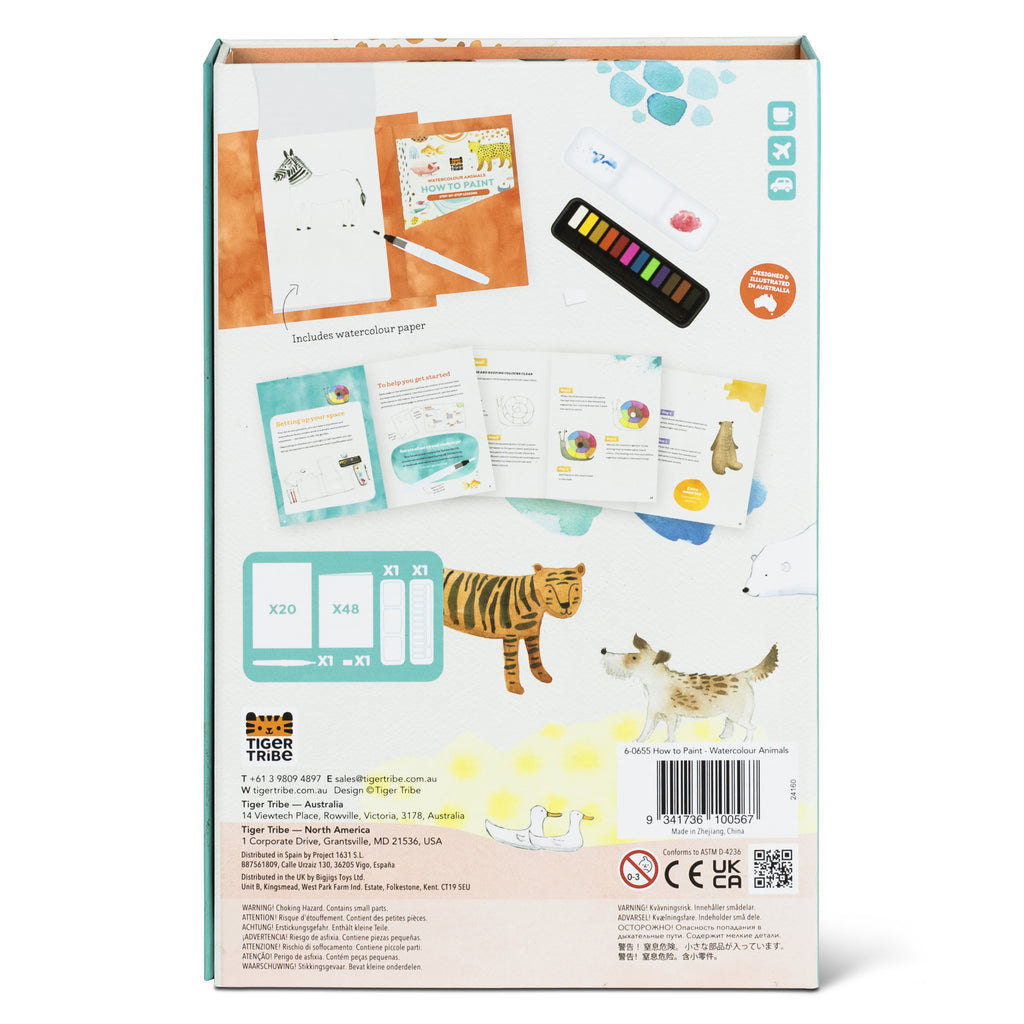 Tiger Tribe - How to Paint - Watercolour Animals