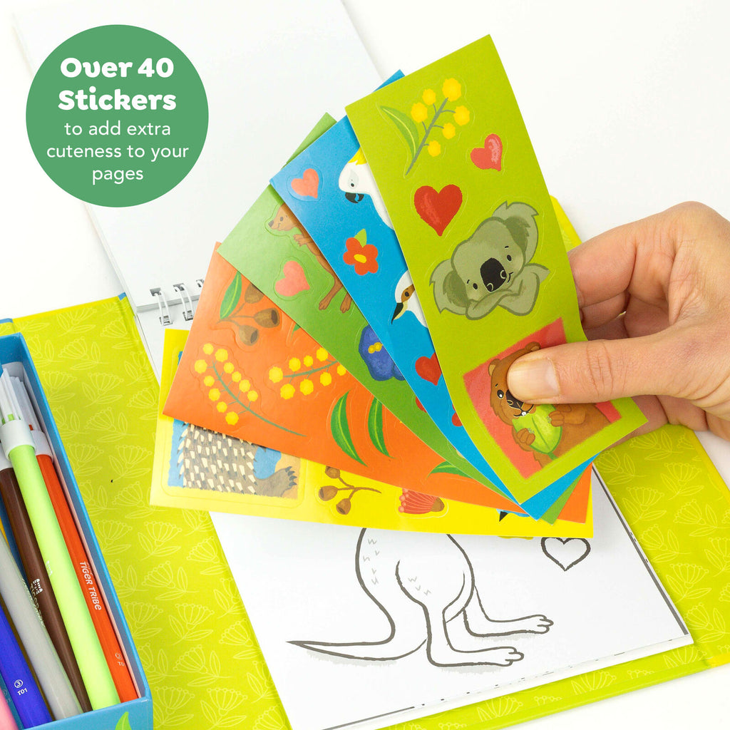 Colouring Set - Aussie Animals