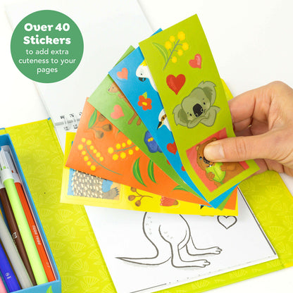 Colouring Set - Aussie Animals