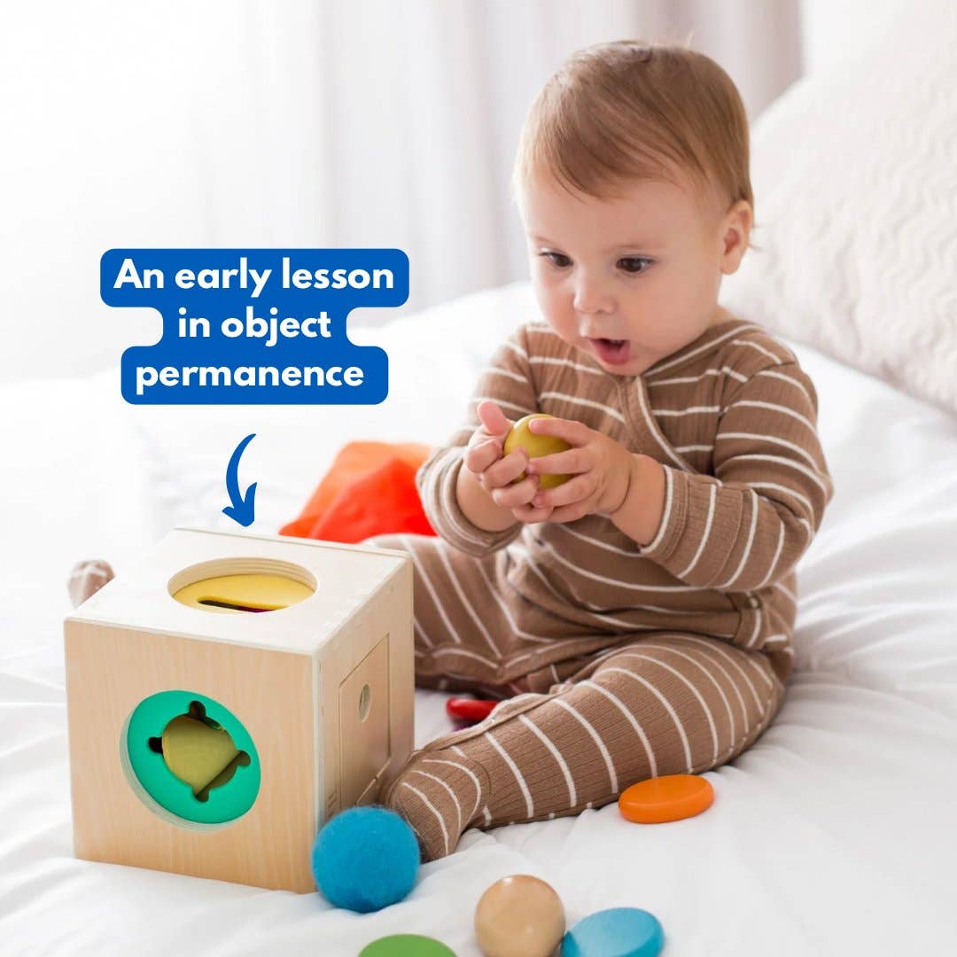 Baby playing with Totli Box