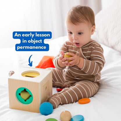 Baby playing with Totli Box