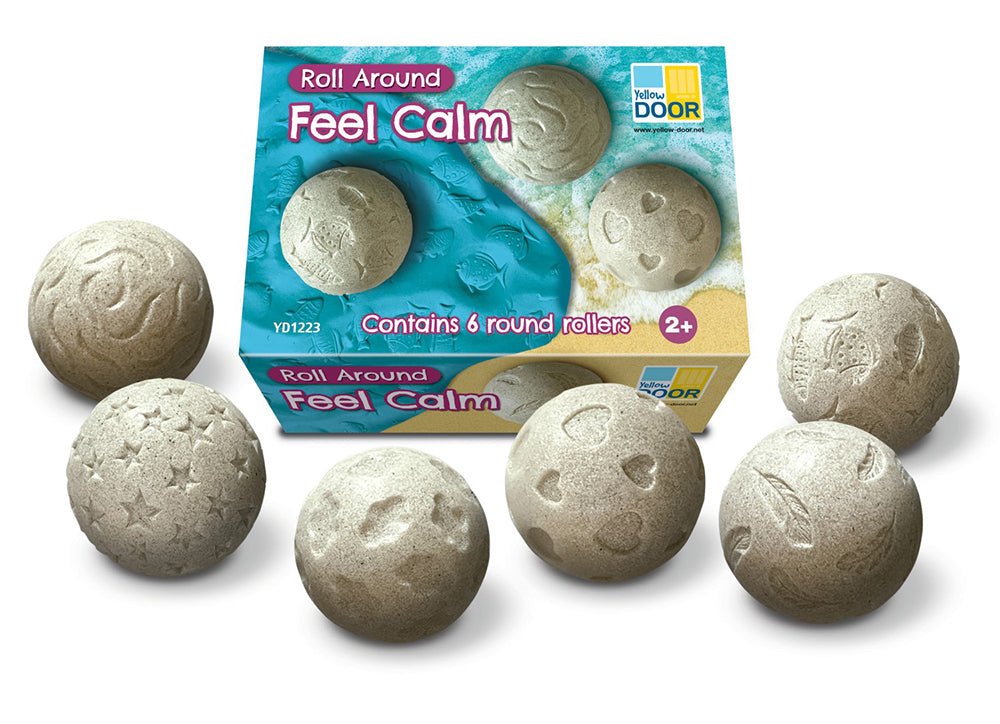 Yellow Door - Roll Around Sensory Stones - Feel Calm.