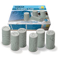 Set of ocean-themed silicone rollers with packaging on a white background