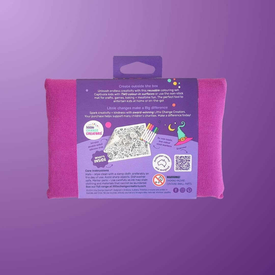 Pocket Reusable Colouring In Set - Mini Coloring Kit