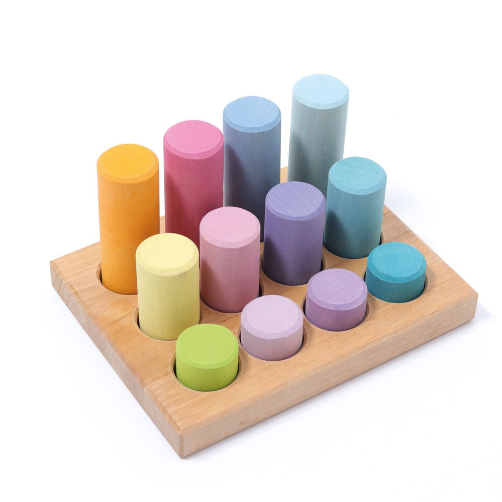 Grimm’s Rollers Small Sorting Game Pastel