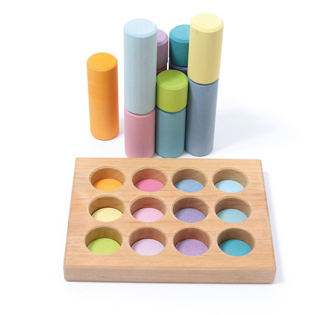Grimm’s Rollers Small Sorting Game Pastel