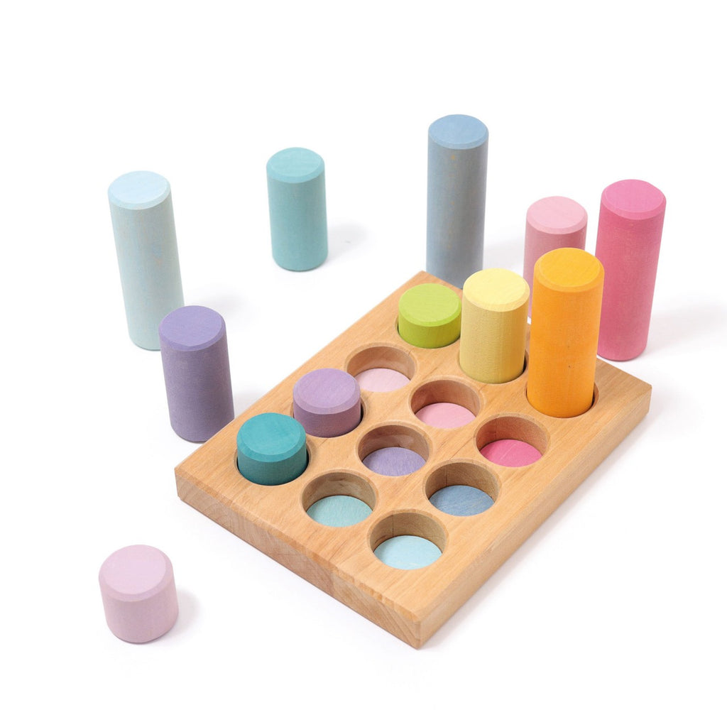 Grimm’s Rollers Small Sorting Game Pastel