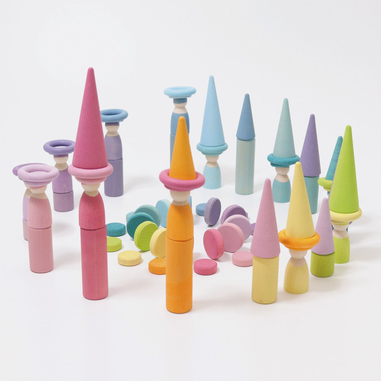 Grimm’s Rollers Small Sorting Game Pastel