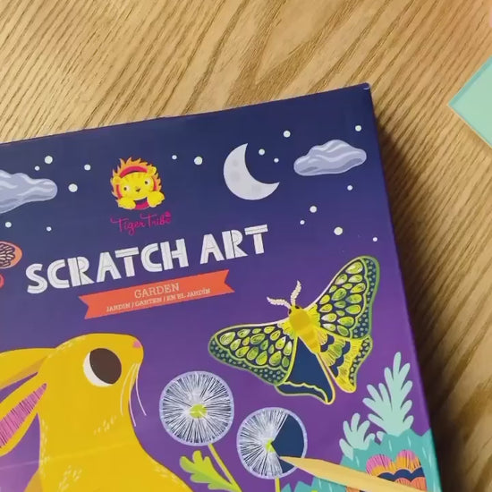 Tiger Tribe - Scratch Art - Garden