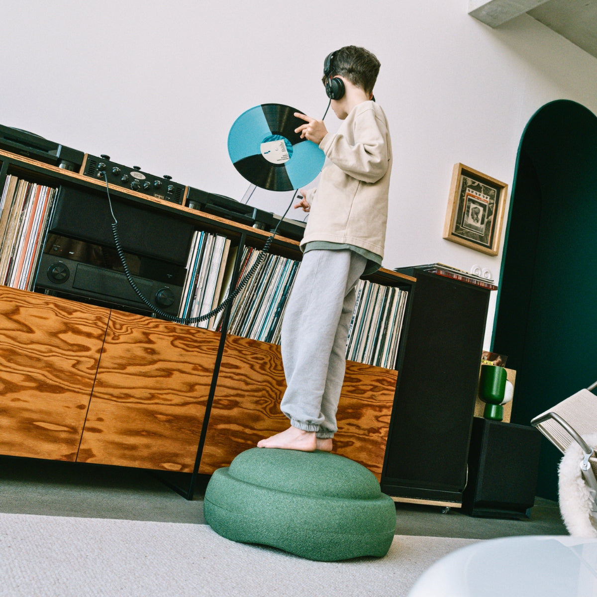 Stapelstein Balance Stepping Stones Grow XL Dark Green from Australia