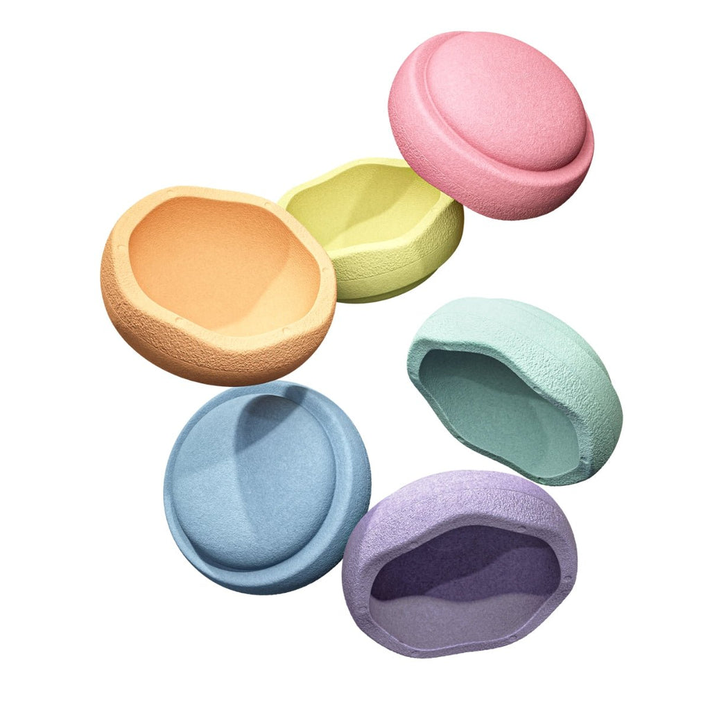 Stapelstein | Stepping Stones - Original (Set of 6, Rainbow Pastel)