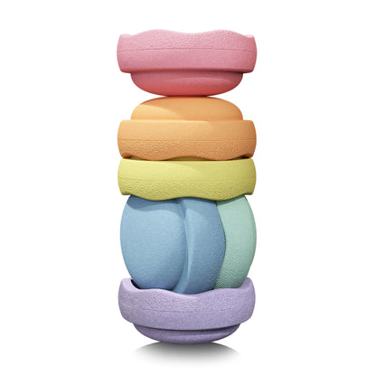 Stapelstein | Stepping Stones - Original (Set of 6, Rainbow Pastel)